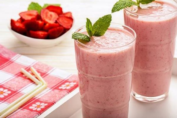 Shake de aveia, maçã e limão para perder peso