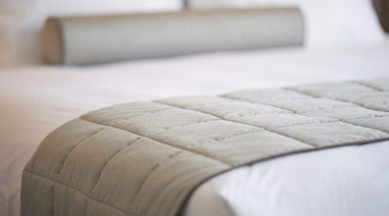Detalhes de uma cama confortável